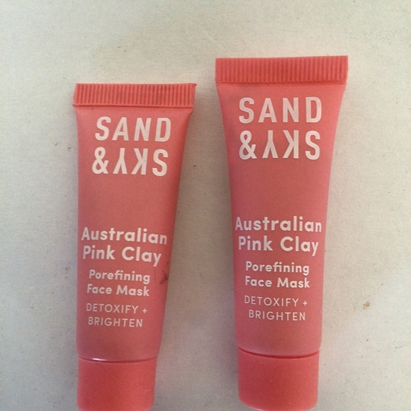 SAND & SKY AUSTRALIAN PINK CLAY FACE MASK SET OF TWO TUBES NWT - Picture 4 of 7